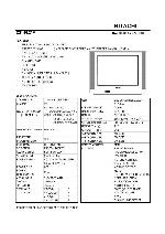 Service manual Hitachi C21-FL21F, M