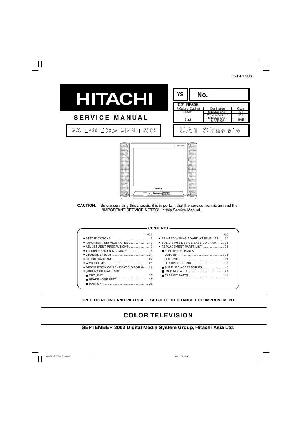 Service manual Hitachi C21-RF50S ― Manual-Shop.ru