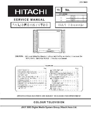 Сервисная инструкция Hitachi C21-RM60 ― Manual-Shop.ru