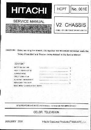 Сервисная инструкция Hitachi C2146MS ― Manual-Shop.ru