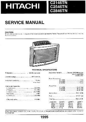 Service manual Hitachi C2146TN ― Manual-Shop.ru