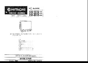 Сервисная инструкция HITACHI C25-EX10 ― Manual-Shop.ru