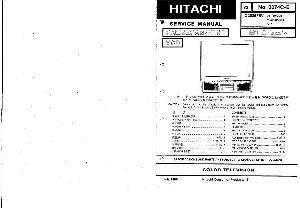 Сервисная инструкция Hitachi C2525FSV ― Manual-Shop.ru