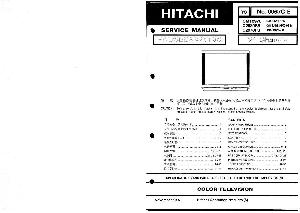 Сервисная инструкция Hitachi C29-F500DR ― Manual-Shop.ru