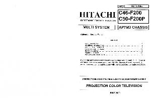 Service manual Hitachi C46-F200, C50-F200P ― Manual-Shop.ru