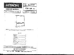 Сервисная инструкция Hitachi C50-15A ― Manual-Shop.ru