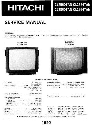 Service manual Hitachi CL2560TAN ― Manual-Shop.ru