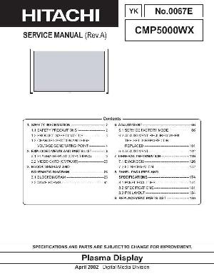 Сервисная инструкция Hitachi CMP-5000WX ― Manual-Shop.ru