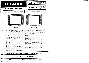Сервисная инструкция Hitachi CMT-2985 ― Manual-Shop.ru