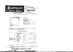 Сервисная инструкция HITACHI CMT1459 ― Manual-Shop.ru
