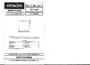 Service manual Hitachi CMT1496 ― Manual-Shop.ru