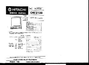 Service manual HITACHI CMT2138 ― Manual-Shop.ru