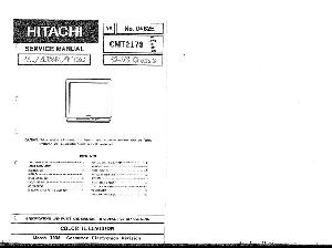 Сервисная инструкция Hitachi CMT2179 ― Manual-Shop.ru
