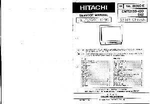 Сервисная инструкция Hitachi CMT2199  ― Manual-Shop.ru