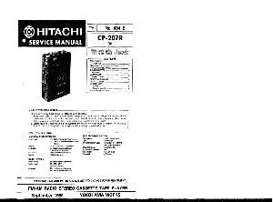 Сервисная инструкция HITACHI CP-207R ― Manual-Shop.ru