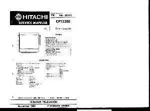 Service manual HITACHI CPT3308 ― Manual-Shop.ru