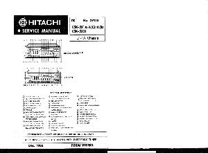 Service manual HITACHI CSK-551A, CSK-552E ― Manual-Shop.ru