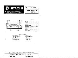 Service manual Hitachi CSK-92E ― Manual-Shop.ru
