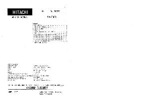 Сервисная инструкция Hitachi CV-2800 ― Manual-Shop.ru