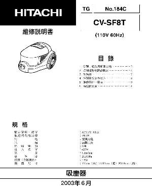 Сервисная инструкция Hitachi CV-SF8T ― Manual-Shop.ru