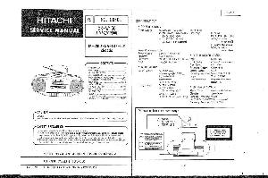 Service manual Hitachi CX-W150 ― Manual-Shop.ru