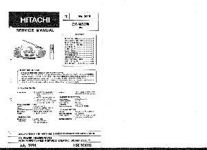 Service manual Hitachi CX-W22W ― Manual-Shop.ru