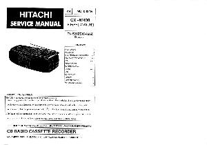 Service manual Hitachi CX-W400 ― Manual-Shop.ru