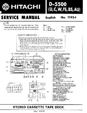 Service manual Hitachi D-5500 ― Manual-Shop.ru