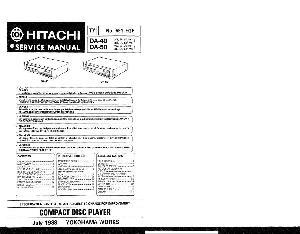 Service manual Hitachi DA-40, 50  ― Manual-Shop.ru