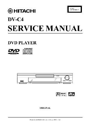 Сервисная инструкция Hitachi DV-C4 ― Manual-Shop.ru