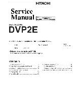 Service manual Hitachi DV-P2E