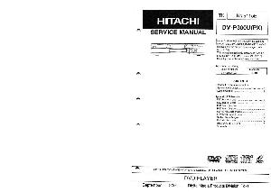 Service manual Hitachi DV-P300U ― Manual-Shop.ru