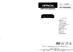 Сервисная инструкция Hitachi DV-P305 ― Manual-Shop.ru