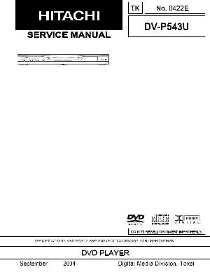 Сервисная инструкция Hitachi DV-P543U ― Manual-Shop.ru