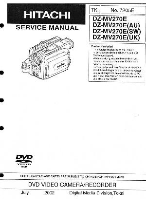 Service manual Hitachi DZ-MV270E ― Manual-Shop.ru