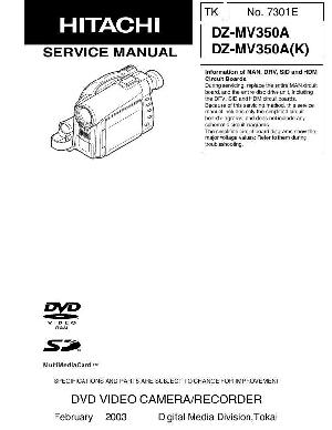 Service manual Hitachi DZ-MV350A ― Manual-Shop.ru