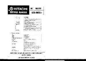 Сервисная инструкция Hitachi GCD-505S ― Manual-Shop.ru