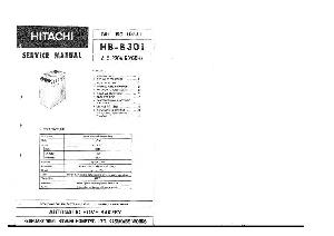 Сервисная инструкция Hitachi HB-B301 ― Manual-Shop.ru