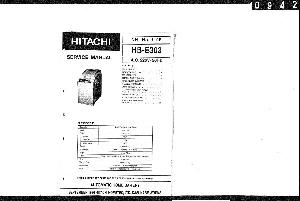 Сервисная инструкция Hitachi HB-E303 ― Manual-Shop.ru