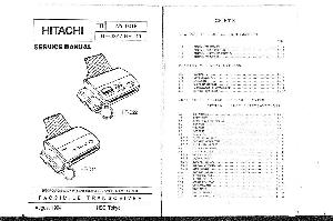 Сервисная инструкция Hitachi HF-D11, D22 ― Manual-Shop.ru