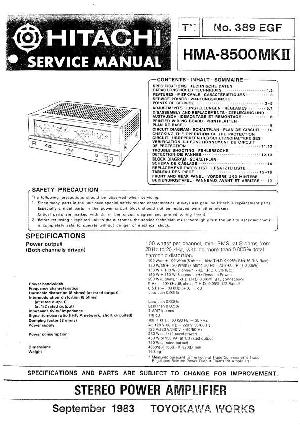 Сервисная инструкция Hitachi HMA-8500MKII ― Manual-Shop.ru