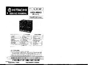 Сервисная инструкция HITACHI HRD-MD45 ― Manual-Shop.ru