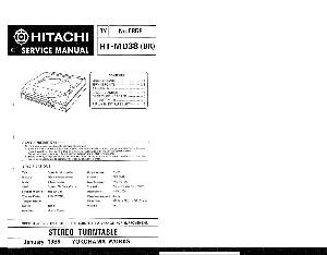Service manual Hitachi HT-MD38  ― Manual-Shop.ru