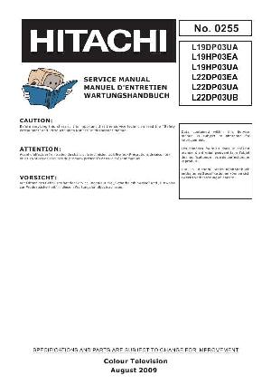 Service manual Hitachi L19DP03UA, 19HP03EA, L22DP03EA ― Manual-Shop.ru