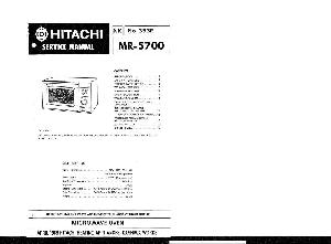 Сервисная инструкция Hitachi MR-5700 ― Manual-Shop.ru