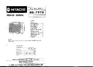 Сервисная инструкция Hitachi MR-7970 ― Manual-Shop.ru