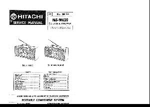 Сервисная инструкция HITACHI MS-W620 ― Manual-Shop.ru