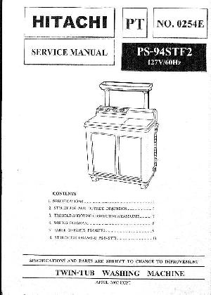 Сервисная инструкция Hitachi PS-94STF2 ― Manual-Shop.ru
