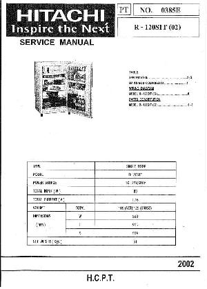 Сервисная инструкция Hitachi R-120S1T(02) ― Manual-Shop.ru