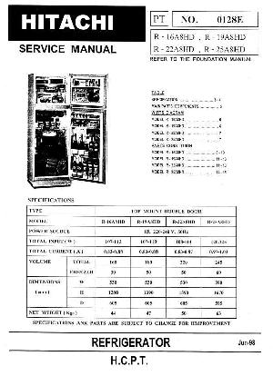Сервисная инструкция Hitachi R-22A8HD ― Manual-Shop.ru